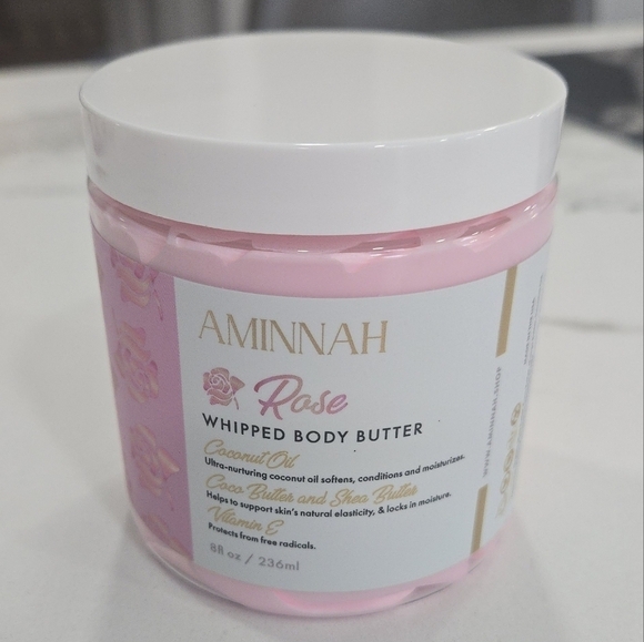 Aminnah AMNH Rose Whipped Body Butter - Picture 1 of 5